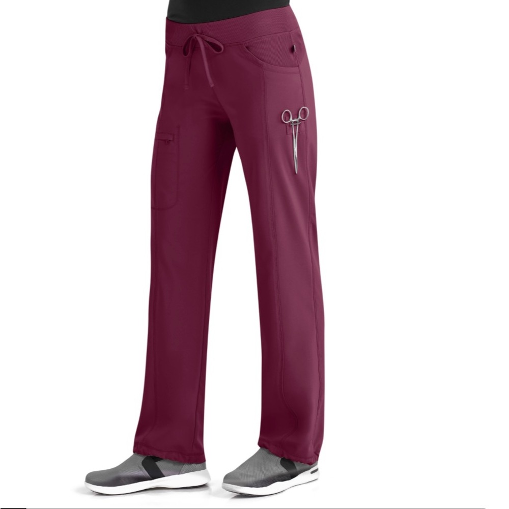 Cherokee Infinity Straight Leg Drawstring Cargo Pants - Women’s Scrub Bottoms